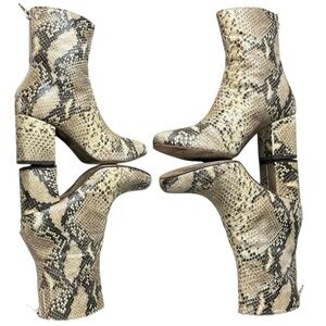 Free People Snake Skin 🐍 Cecile Boots